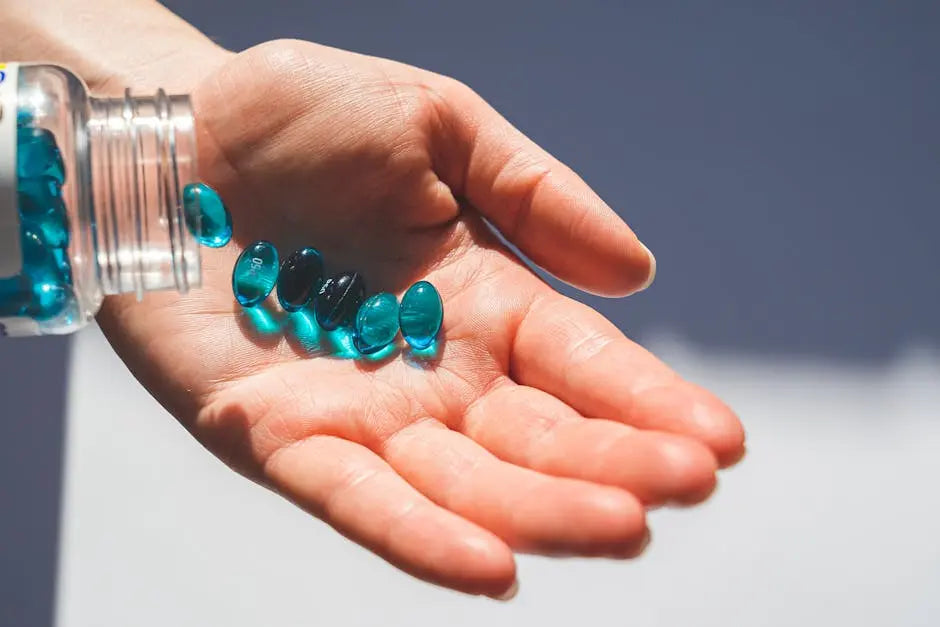 Sleep supplement ingredients arranged beside a nighttime routine