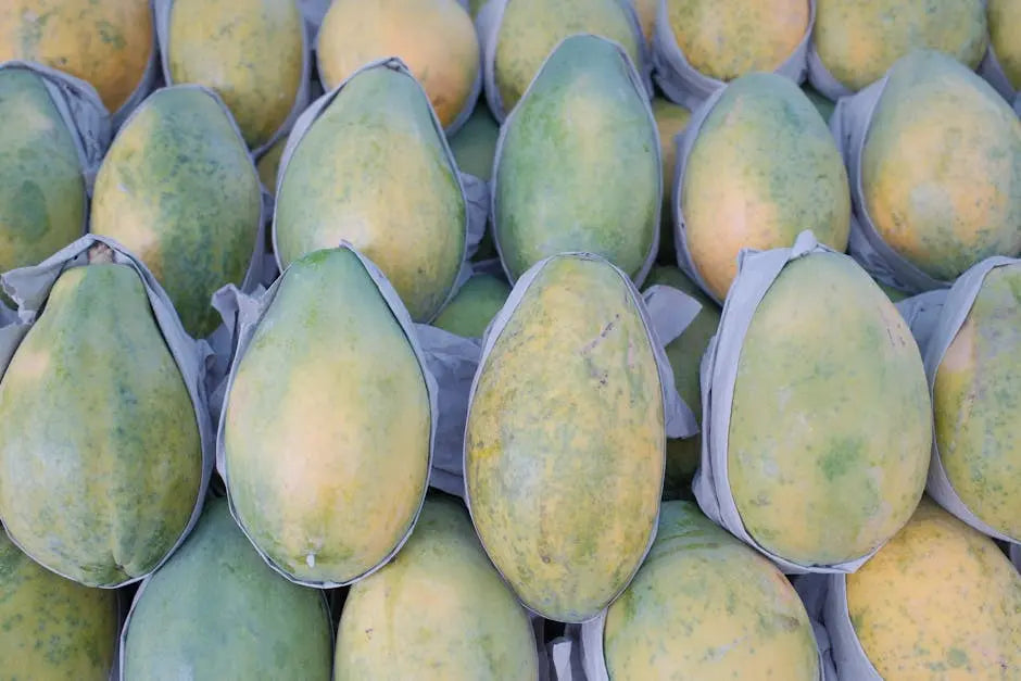 Pineapple, papaya, kiwi and fermented foods with natural digestive enzymes