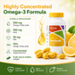 McCord Health HeartHealth omega-3 supplement with softgels and lemon