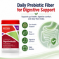 McCord digestive health supplement with text on daily prebiotic fiber for digestive support.