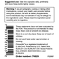BrainHealth current suggested use, warnings, UPC and order number