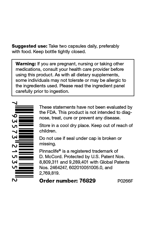 BrainHealth current suggested use, warnings, UPC and order number