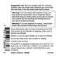 HeartHealth current suggested use, anticoagulant warning, Fish and Soy allergen statement, UPC and order number