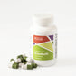 Brain health supplement bottle with text highlighting capsules