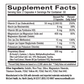 VitalBoost Supplement Facts label